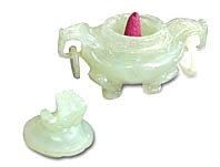 Jade Urne für Räucher-Kegel als Räucherschale