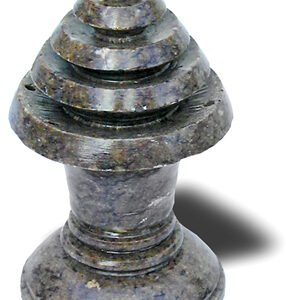 Räucherstäbchenhalter aus Speckstein in Pagode, groß