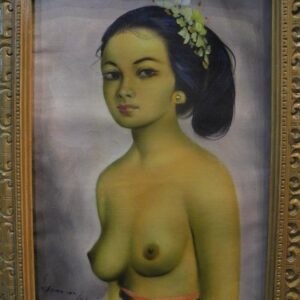 Balinesin auf Leinwand