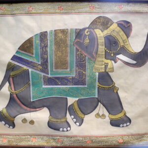 indischer Elefant in Goldfarbe ( Bild )