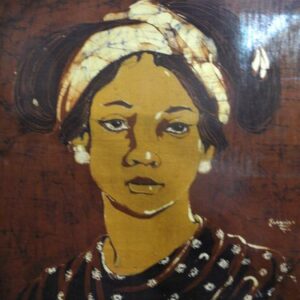 Melanesin als Batik ( Bild )