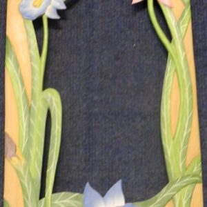 Holz Rahmen wilde Blumen ( Bilderrahmen )