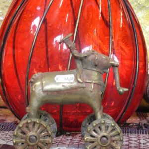 Elefantenreiter, Mahout in Bronze