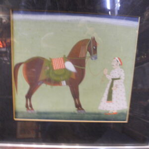 Perser mit Pferd ( Bild )