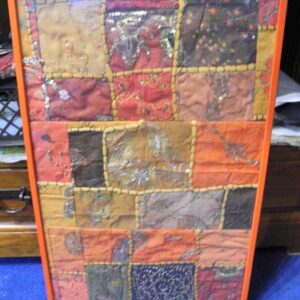 großes Patchwork indischer Stoffe