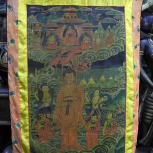 Thangka wandernder Buddha