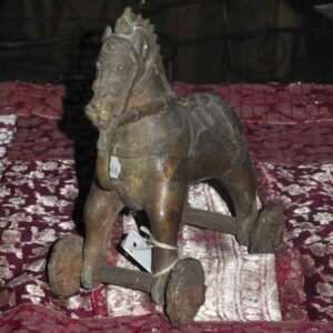 Trojanisches Pferd als Bronze