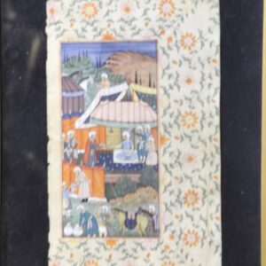 Persichische Malerei, Zeltszene