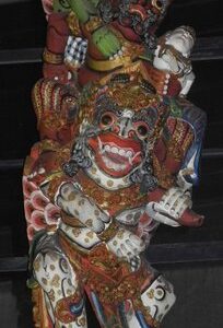 Rama Yama Kampfszene Statue