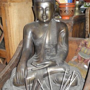 Buddha sitzende Bronze