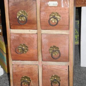 Kräuter-Schrank/Apotheker Schränckchen Rot