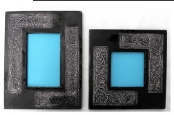 Bilderrahmen Weißmetal Tischdeko Groß