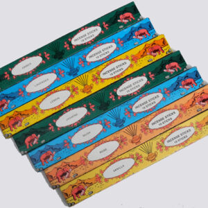 * Indian Sticks * Probier-Sortiment 12 Packungen verschieden Düfte je 10 Stäbchen